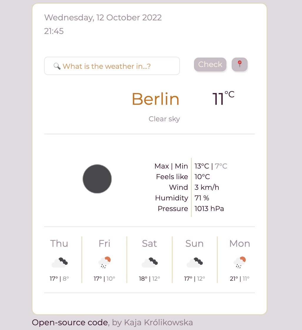 Weather application